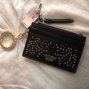 Small Black Victoria’s Secret Coin Keychain